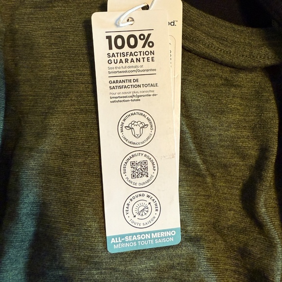 Smartwool Men's Long Sleeve Tee - Olive and Black - Picture 8 of 9